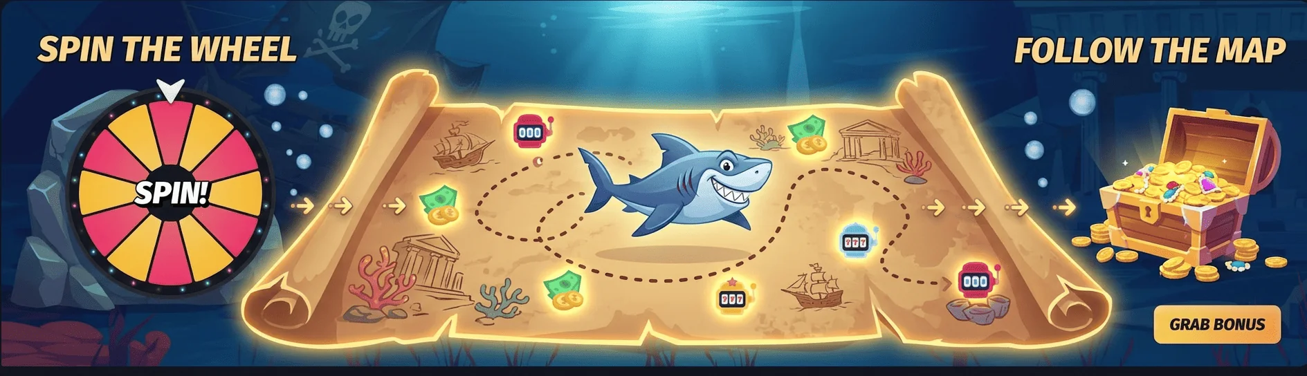 Winshark Canada casino games lobby promotional image